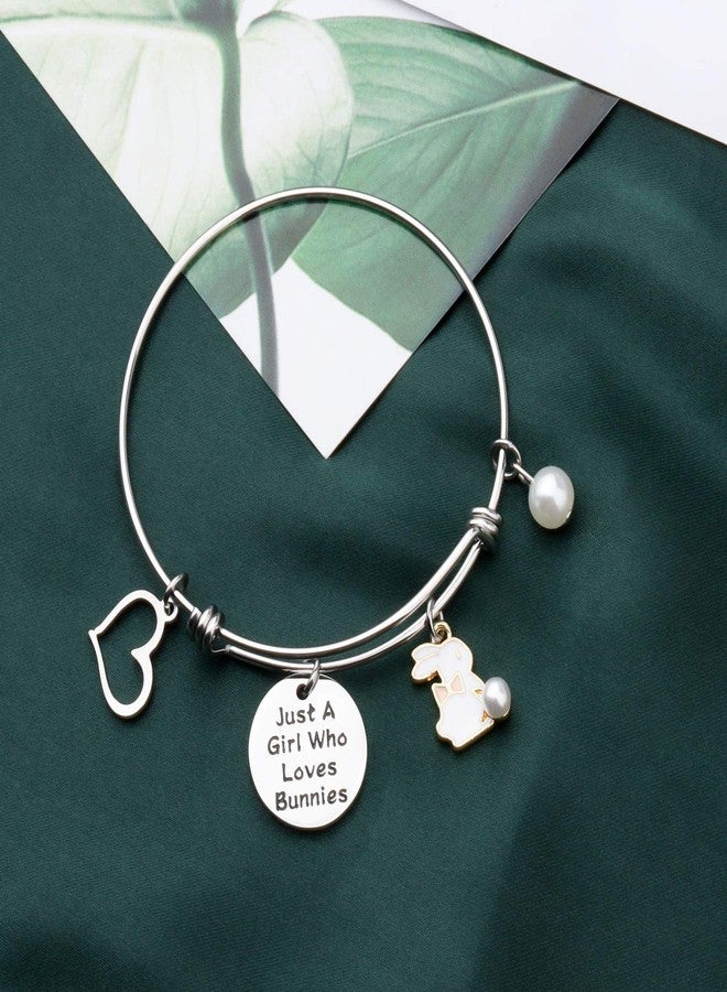 FAADBUK Funny Bunnies Bracelet Animal Lover Gift Just A Who Loves Bunnies Jewelry Bracelet Bunnies Lover Gift Bunnies Jewelry (Bunnies Br-S) - Image 4