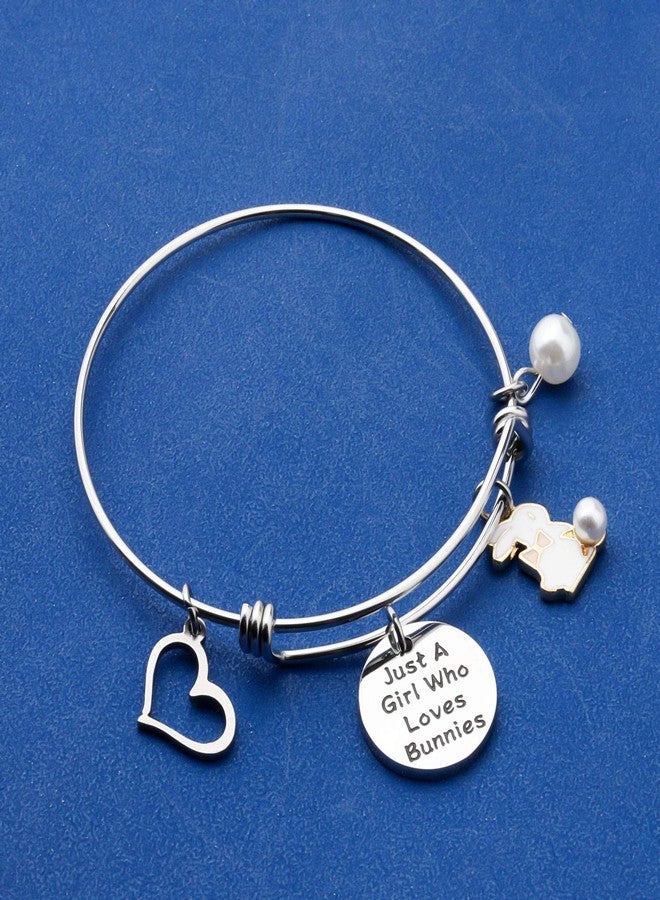 FAADBUK Funny Bunnies Bracelet Animal Lover Gift Just A Who Loves Bunnies Jewelry Bracelet Bunnies Lover Gift Bunnies Jewelry (Bunnies Br-S) - Image 3
