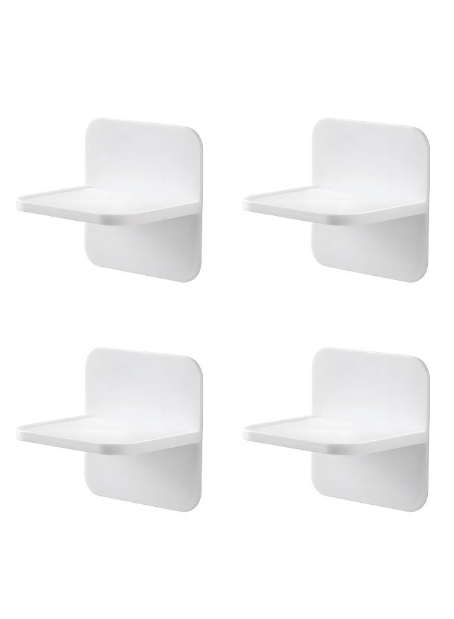 kulusion 4 Packs Adhesive Furniture Anchors No Drill, Anti Tip Furniture Wall Anchors for Baby Proofing, Secure Bookshelf Dresser Shelf Cabinet to Wall for Child Safety - Removable,No Screw - Image 1