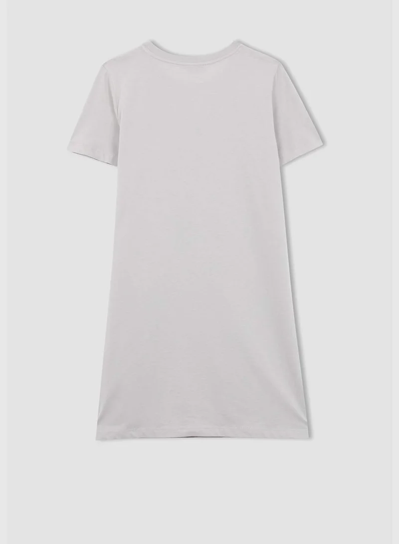 DeFacto Woman C Neck Short Sleeve Knitted Dress