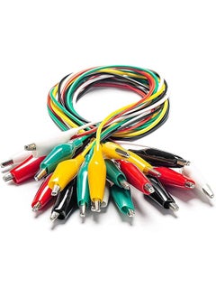 Royal Apex Royal Apex 10Pcs Colored Crocodile Clip - Double-ended Alligator Clips Cable Testing Wire Clip for Electrical Appliances Digital Test  - Image 1