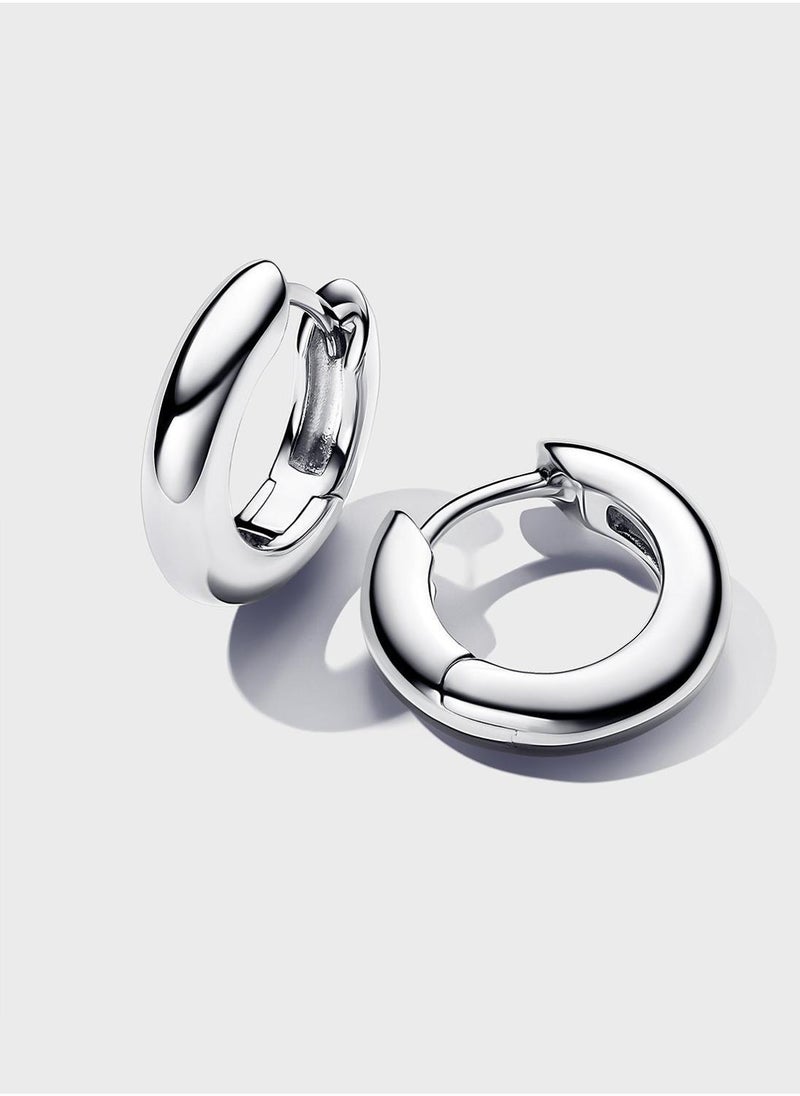 PANDORA Sterling Silver Hoop Earrings - Image 1