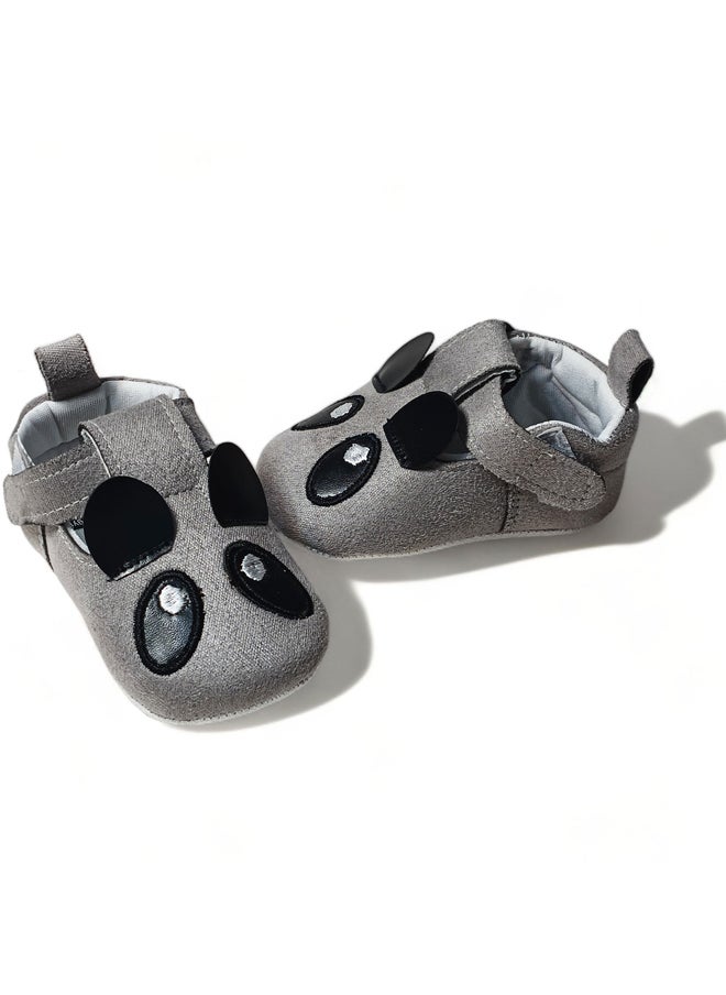 BabyShoora Baby girls shoes with panda design  - Image 1