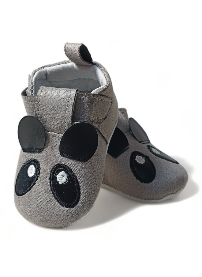 BabyShoora Baby girls shoes with panda design  - Image 2