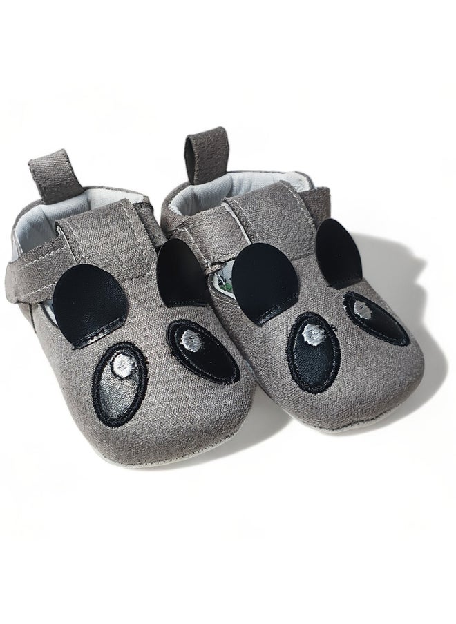 BabyShoora Baby girls shoes with panda design  - Image 3