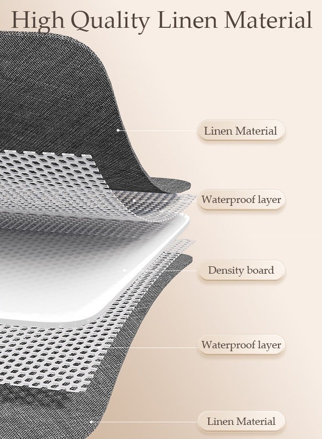 كيلا منظم خزانة ملابس مكون من 3 قطع، منظم أدراج للجوارب والملابس الداخلية، مقسمات للخلايا، خزانة ملابس قابلة للطي من الكتان، منظمات خزانة الملابس وصناديق تخزين للملابس، ملابس الأطفال، حمالة الصدر، الملابس الداخلية، الوشاح، الربطات، والأوشحة - Image 4