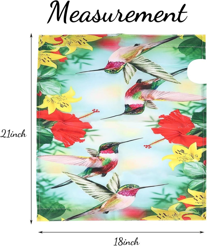 Xeerrfan Mailbox Covers Magnetic Standard Size 18 x 21 Inch Beautiful Flowers in Spring,Mailbox Wraps for Garden Yard Home Outdoor Decor (Hummingbird) - Image 3