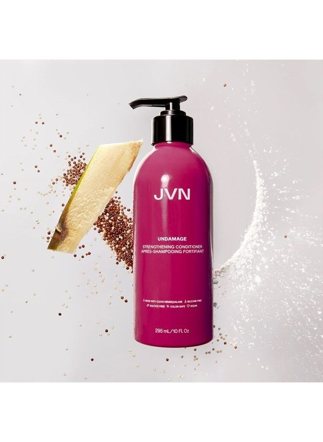 JVN Undamage Strengthening Conditioner, Reparative Conditioner for Dry Hair, Smooths Strands and Repairs Hair, Sulfate Free (10 Fl Oz)  - Image 4