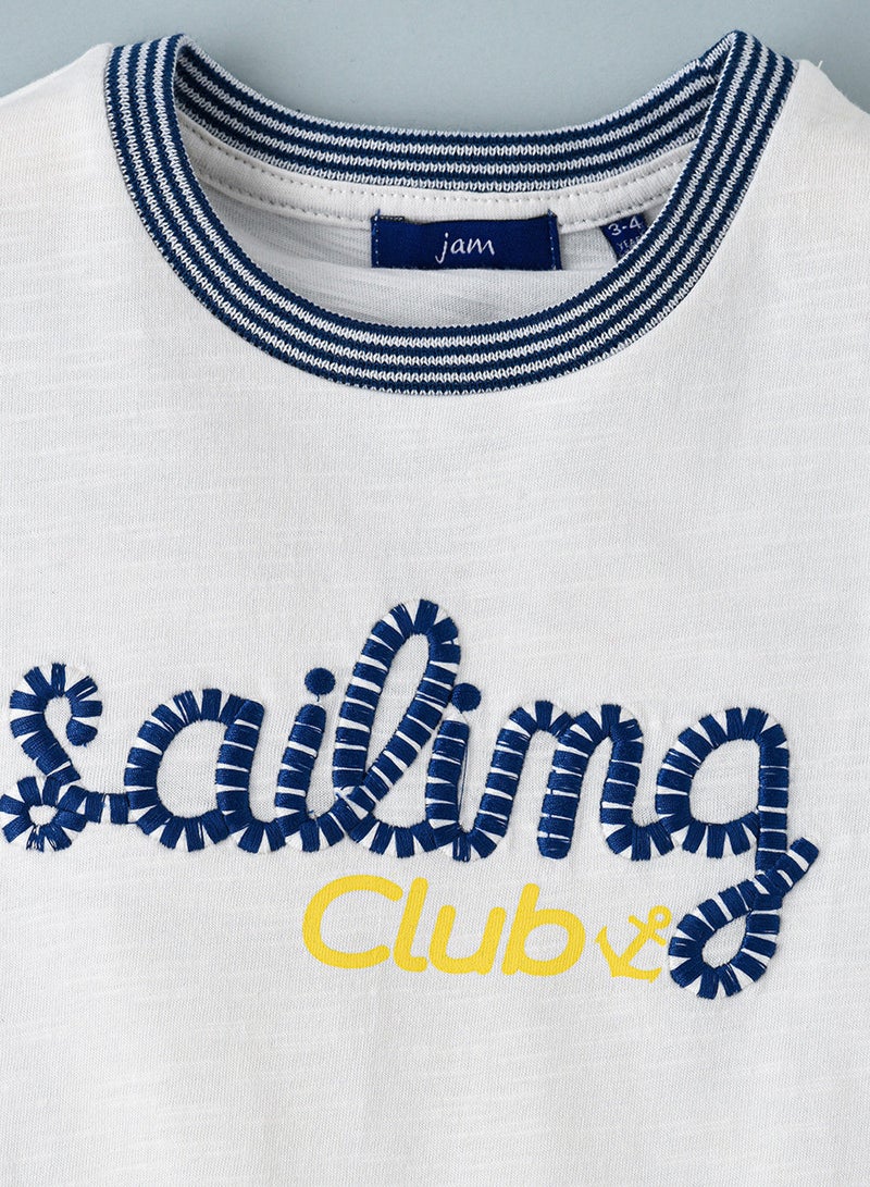 JAM Round neck s/slv knit t-shirt - Image 3