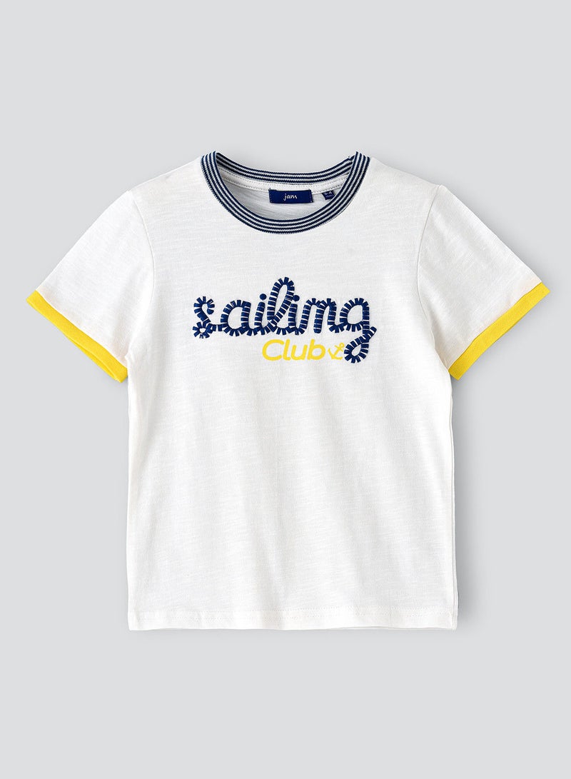 JAM Round neck s/slv knit t-shirt - Image 1