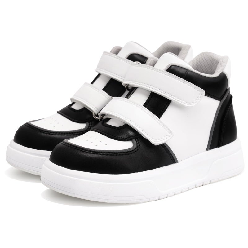 princepard Orthopedic Shoes for Kids and ToddlersFashion Thick Sole Sneakers with Ankle and Arch Support Black 13 Little Kid - Image 2
