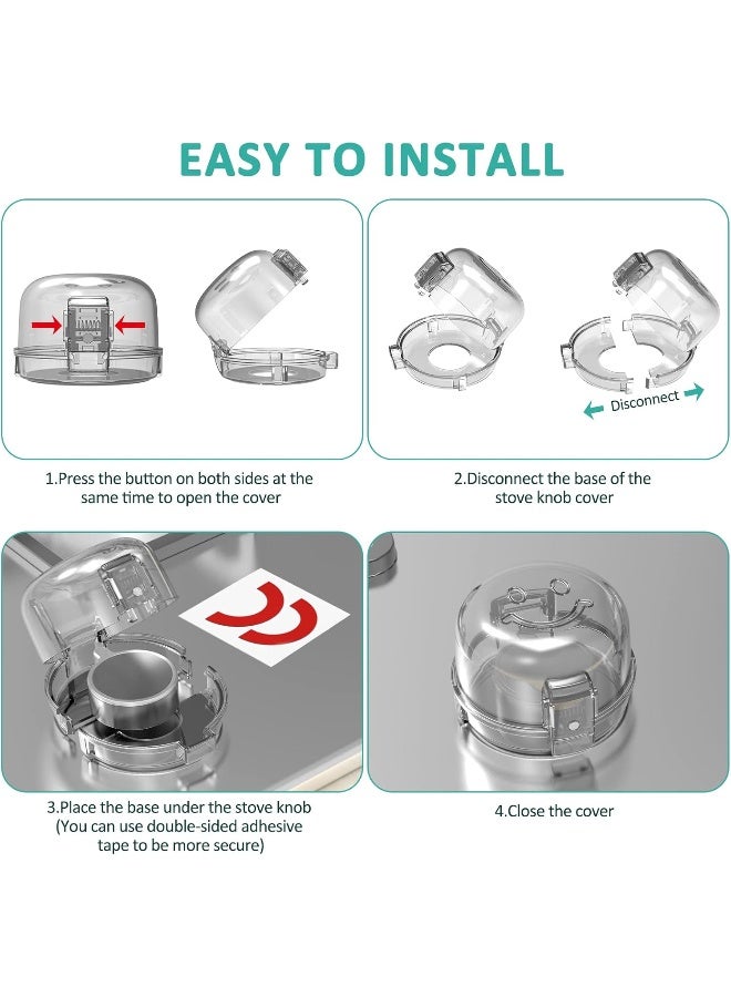 Babepai Child Safety Stove Knob Covers - 5 Pack - Image 5