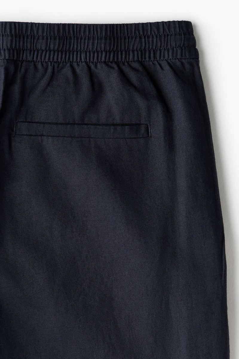 H&M Regular Fit Linen-blend trousers