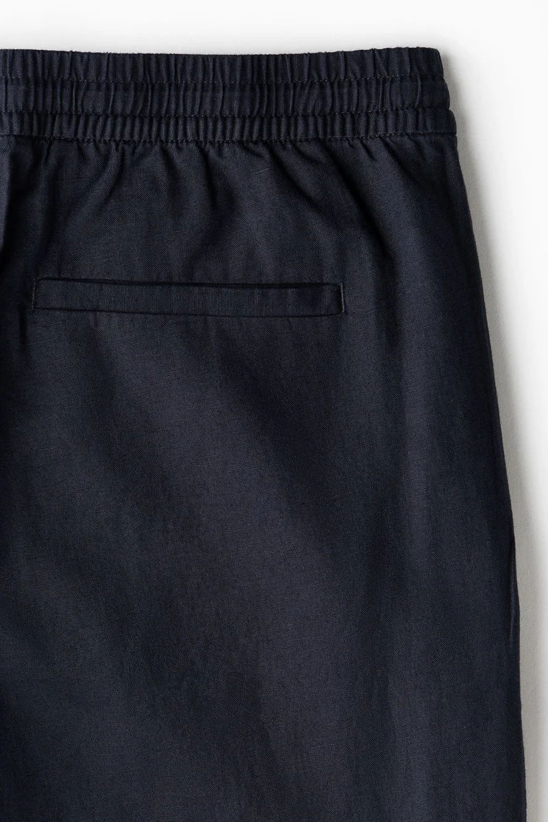 H&M  Regular Fit Linen-blend trousers for Men | Best Price UAE