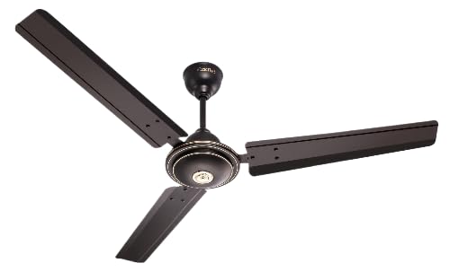 ACTIVA Apsara 1200mm Ceiling Fan, 390 RPM High Speed Air Delivery, BEE Approved One Star Rating, Aerodynamic Large Sweep Blade, 60 Watt Motor, 2 Years Warranty (Smoke Brown) - Image 1