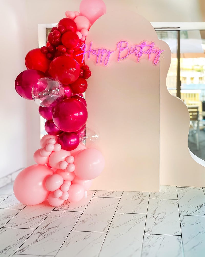 YMSZ Red and Pink Balloons, 50pcs 12 inch Red and Pink Balloons for Valentines Theme Party Supplies Wedding Birthday Party Decorations - Image 5