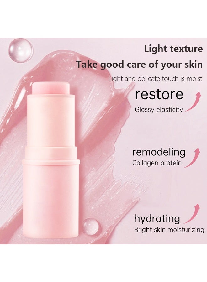Dinkiss Firming Anti-Wrinkle ，Wrinkle Multi Balm Stick - Wrinkle Bounce Multi Balm - Hydrating Moisturizing Stick - Anti-aging Multi Balm Stick for Diminishing Face Lip & Eye Wrinkles - Moisturizer For Face Skin Care - Image 5