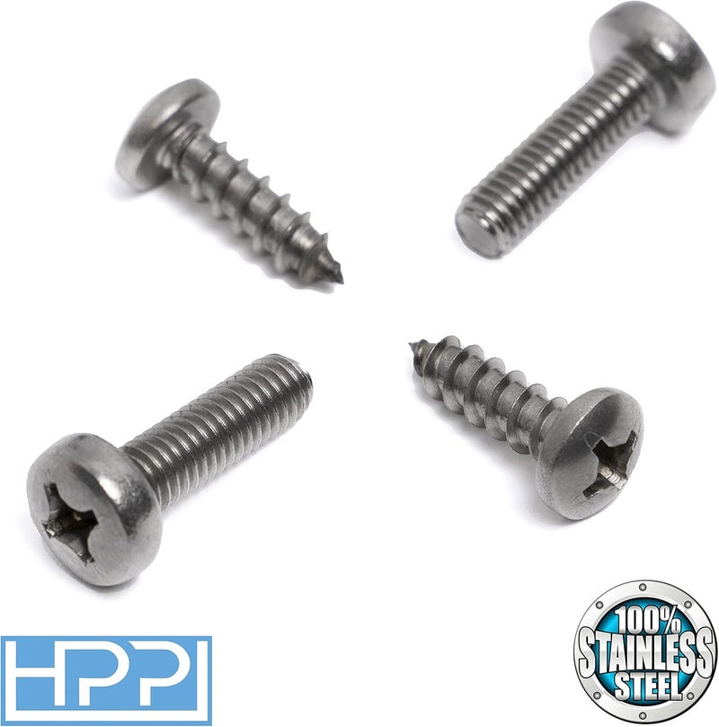 HpP Stainless Steel License Plate Screws Compatible with All Infiniti Models - Image 2