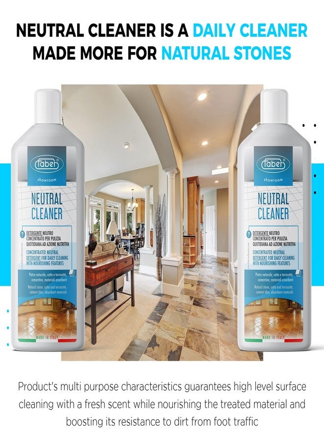 FABER Best Stone Cleaner pH Neutral Cleaner for Natural Stone Floor and Grout- Concentrated Liquid for Commercial and Household Care - Mopping Solution for Daily Cleaning and Maintenance - Image 5