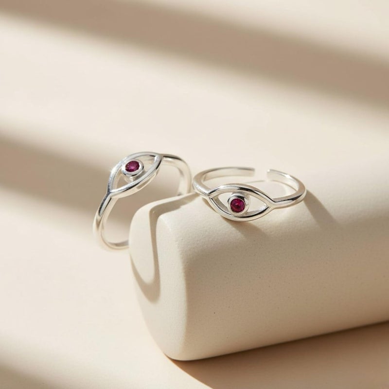 silver chest 925 Sterling Silver Toe Ring for Women Elegant Design | Adjustable Bichiya | Modern Silver Toe Rings for Girls & Womes With Certificate Of Authenticity | Chandi Bichiya Set - Image 3