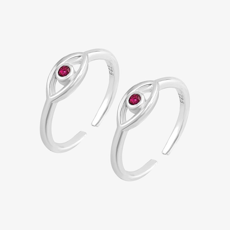 silver chest 925 Sterling Silver Toe Ring for Women Elegant Design | Adjustable Bichiya | Modern Silver Toe Rings for Girls & Womes With Certificate Of Authenticity | Chandi Bichiya Set - Image 4