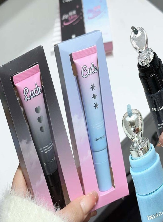 Cappuvini Warm Lip Balm | Temperature-Reactive Color Changing Lip Gloss | Glossy Finish Lightweight Formula | Adorable Shades Grape Glass Peach Leng Cha | Velvet Smooth Lips Care & Protection | Cute Balm Tint Multi-Use For Blush | Non-Sticky Jelly Texture For Women & Girl (02# Peach Leng Cha, 13g) - Image 1