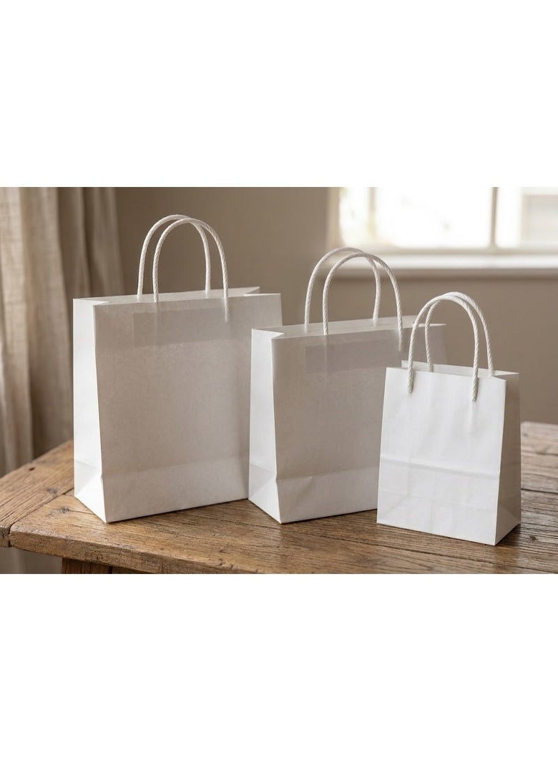 10 Golden Master white Kraft Bags 31*31*14 - Image 3