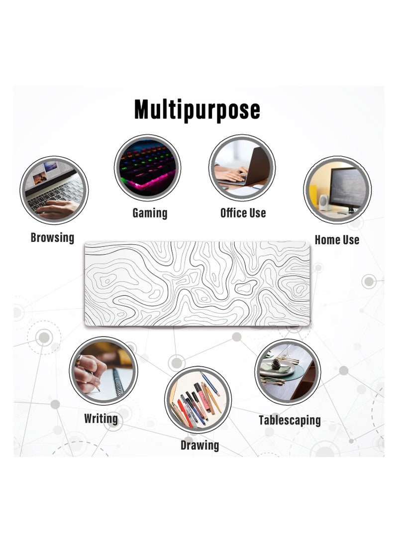 LIMOS Large Gaming Mouse Pad with Stitched Edges, Suitable for Office, Large 80x30cm, Ideal for Office and Gaming Setup - Image 3
