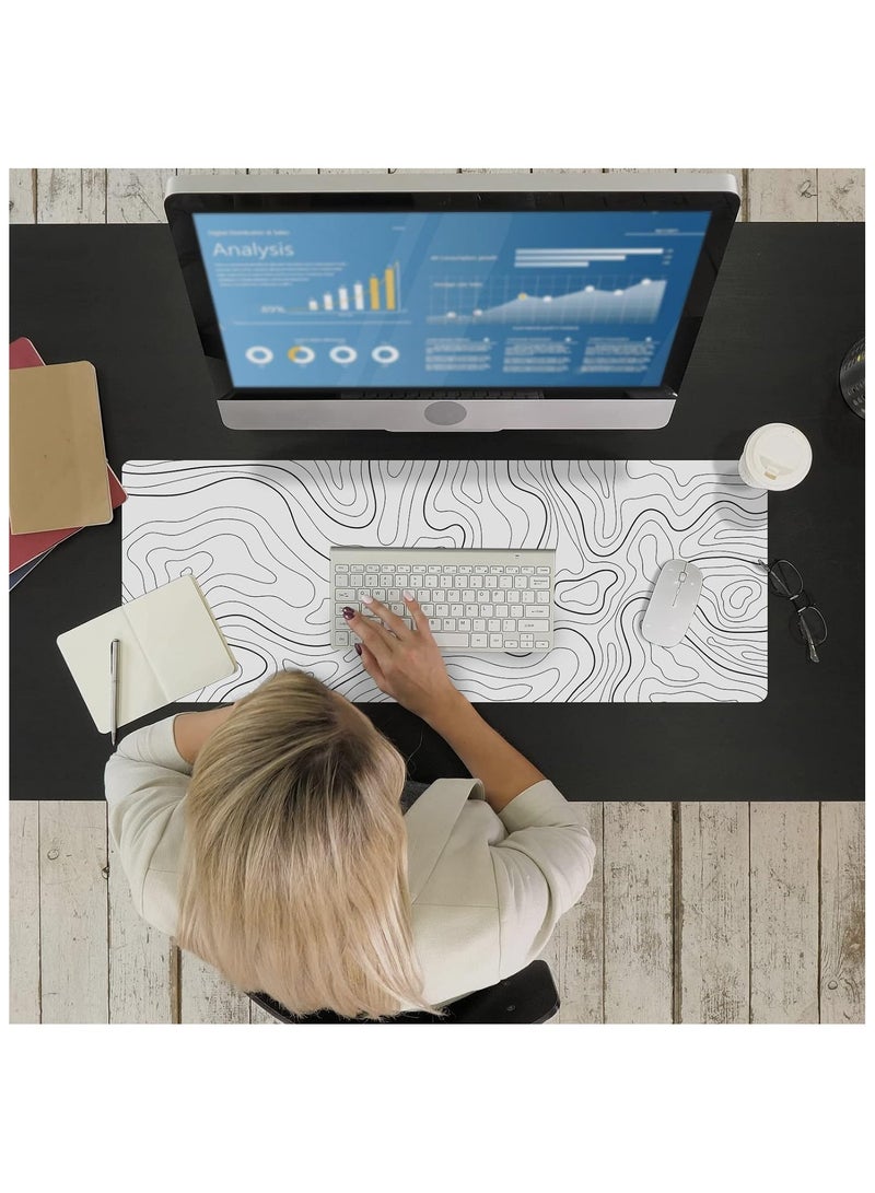 LIMOS Large Gaming Mouse Pad with Stitched Edges, Suitable for Office, Large 80x30cm, Ideal for Office and Gaming Setup - Image 4