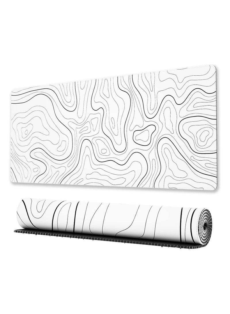 LIMOS Large Gaming Mouse Pad with Stitched Edges, Suitable for Office, Large 80x30cm, Ideal for Office and Gaming Setup - Image 1