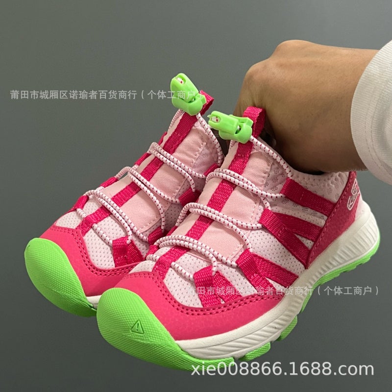 Putian Kidsren'S Shoes High Version Top Configuration Keen Kidsren'S Shoes Kidsren'S Mesh Breathable Ultra-Light Outdoor Sports Hiking Shoes - Image 5