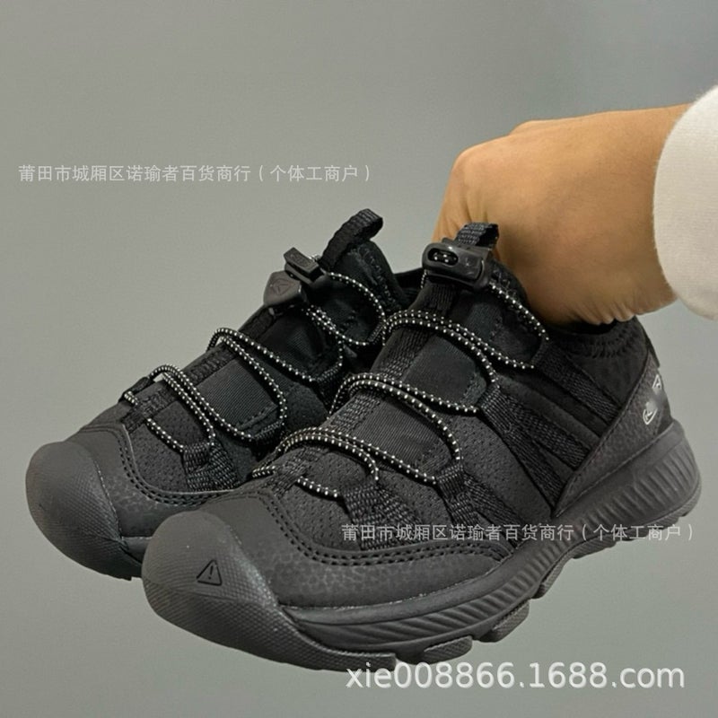 Putian Kidsren'S Shoes High Version Top Configuration Keen Kidsren'S Shoes Kidsren'S Mesh Breathable Ultra-Light Outdoor Sports Hiking Shoes - Image 1