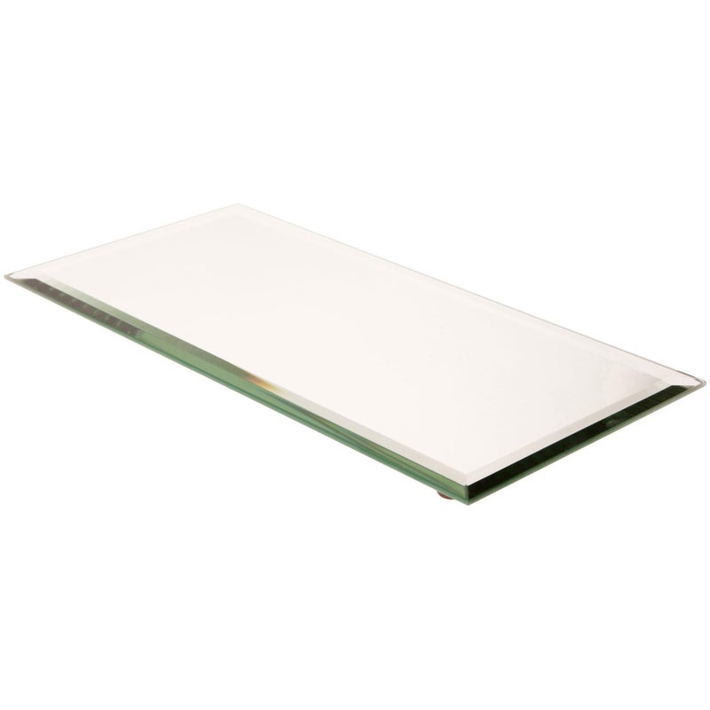Plymor Plymor 6 x 12 Rectangle 5mm Thick Beveled Glass Mirror 