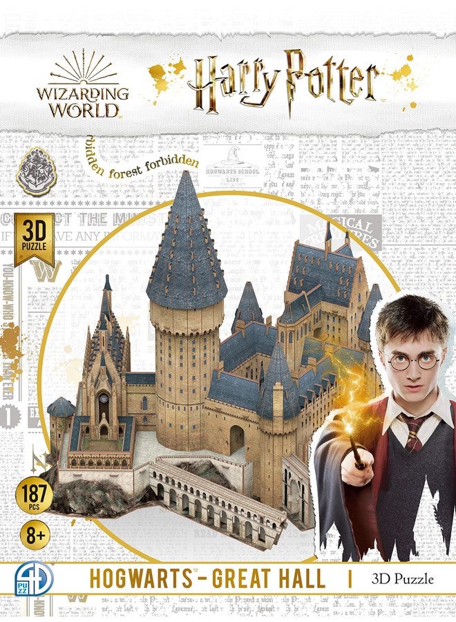 4D Cityscape Harry Potter Great Hall Paper 3D Puzzle Standard, Multicolored - Image 2
