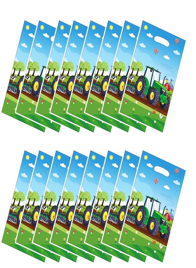 ALLPICK 30pcs Farm Tractor Tote Bag Packs Goodie Bags for Kids Birthday Baby Shower Tractor Theme Party - Image 2