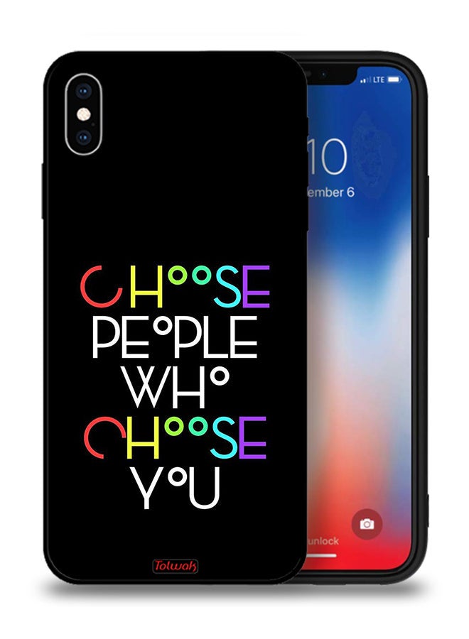 Tolwak Apple iPhone XS Protective Case Choose People Who Choose You - Image 1