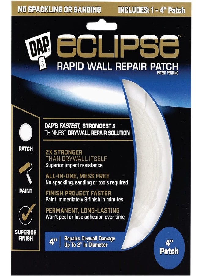 DAP 7079809163 4 in. 09163 Eclipse Rapid Wall Repair Patch - Pack of 6