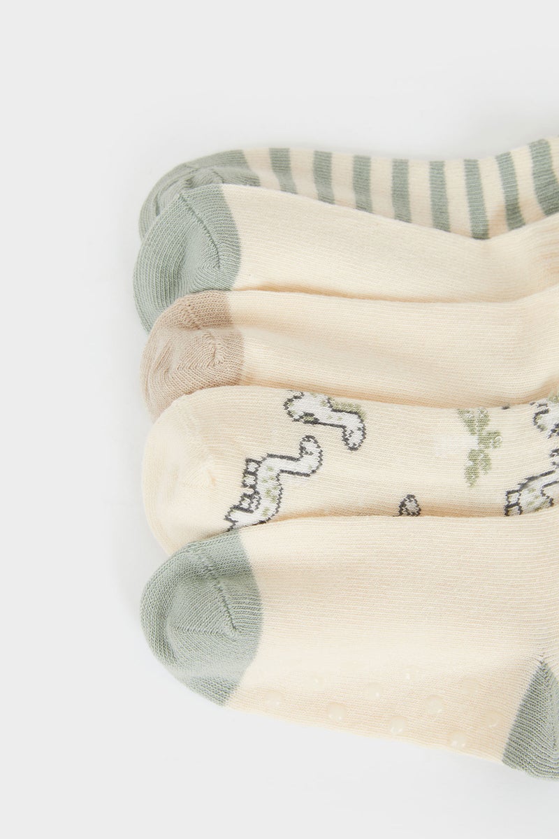 DeFacto Baby Boy Animal 5 Piece Long sock - Image 3