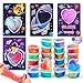 ShyLizard 28PCS Kids Valentines Day Cards for Kids Classroom School Exchange Valentines Cards with Slime Bulk Valentine Cards Gifts for Kids Classroom School Valentines Day Gifts for Kid - Image 3