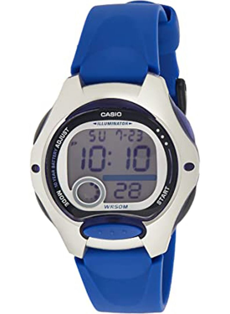Casio Womens Quartz Watch, Digital Display and Resin Strap - Image 1