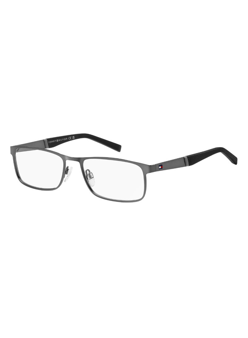 TOMMY HILFIGER Men's Rectangular Shape Stainless Steel Sunglasses TH 2082  35 - Lens Size: 34.5 Mm - Mtdk Ruth - Image 1
