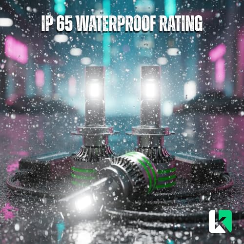KYNE 200W High Power Premium LED Headlights Bulb –H8/H11 6000K Cool White 20,000 Lumens Ultra-Bright, IP65 Waterproof with 3 YEAR WARRANTY (3 Year Warranty, H8/H11) - Image 4