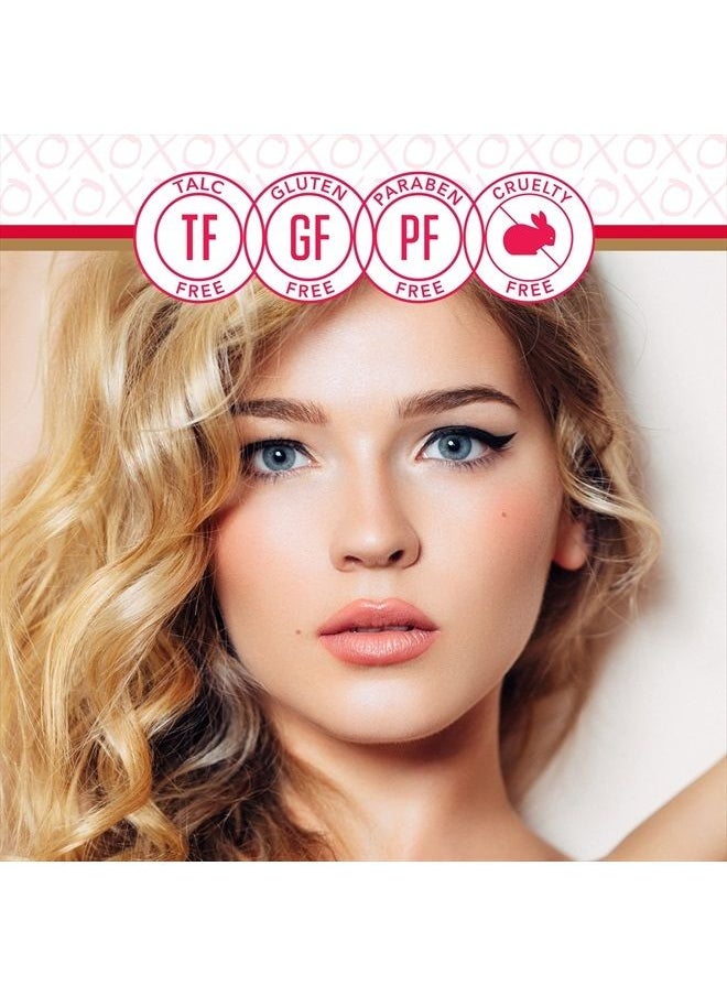 Mirabella - Beauty Blush Duo, Sweetheart/Babe (Matte Rosy Mauve/Mid-Tone Beige) - Mineral Pressed Powder for Cheeks - Professional, Compact & Easy-to-Apply Facial Makeup, Paraben & Talc-Free - Image 1