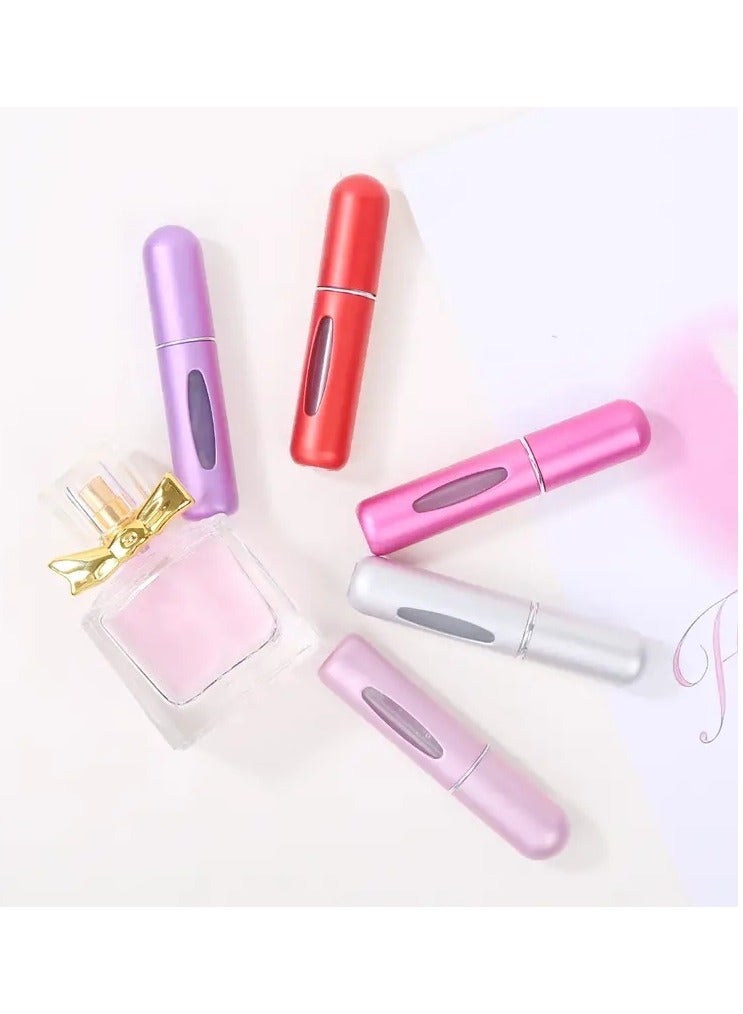 أوريتي 1pc قنينة رذاذ صغيرة قابلة لإعادة التعبئة-5ml، كولونيا والعطور فرعي نقل زجاجة، حجم صغير ومحمول للسفر أو التخزين المريح، الجمال وملحقات مستحضرات التجميل - Image 4