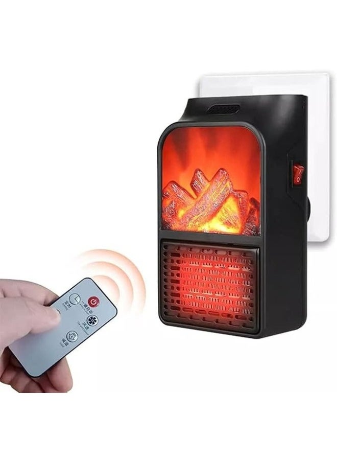 Generic - 1000W Wall Fan Heater with LED Display and Remote Control - Image 1