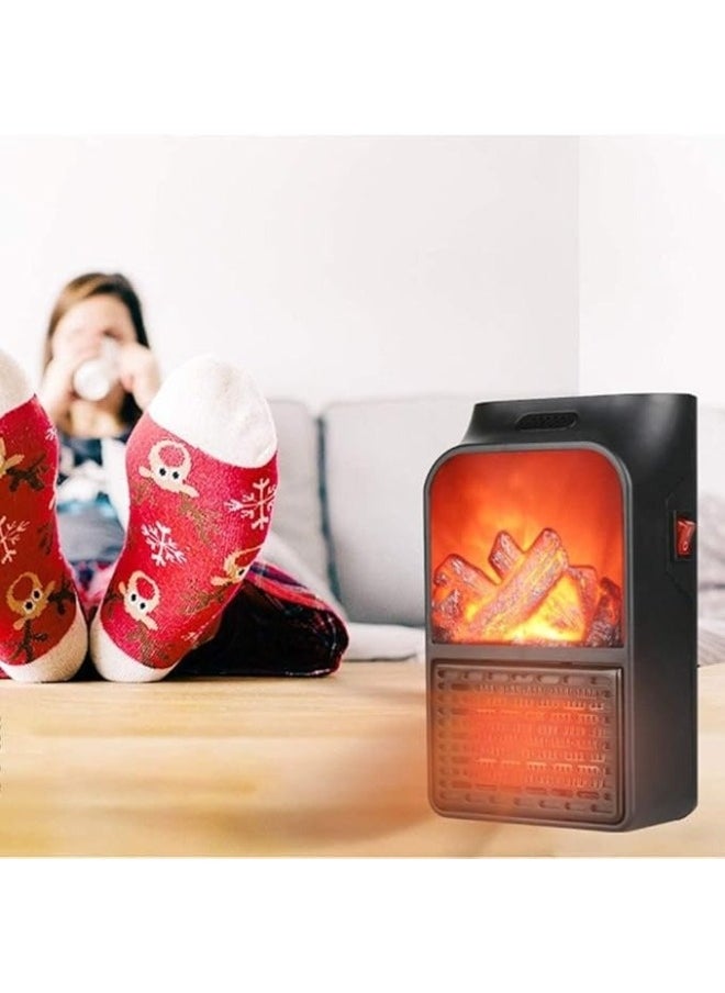 Generic - 1000W Wall Fan Heater with LED Display and Remote Control - Image 1