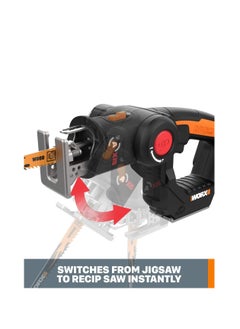 WORX 20V Power Share Axis Cordless Reciprocating & Jig Saw  - Image 3