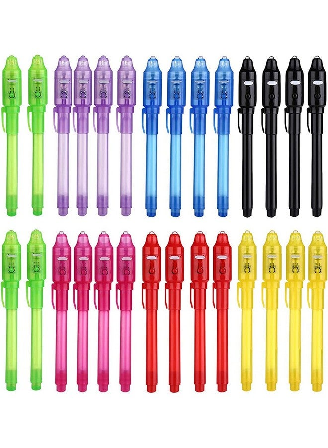 Gold Leaf GOLD LEAF Invisible Ink Magic Pen with UV Light | Set of 24 | Fun Magic Toy for Kids | Ideal as Birthday Return Gifts - Image 1