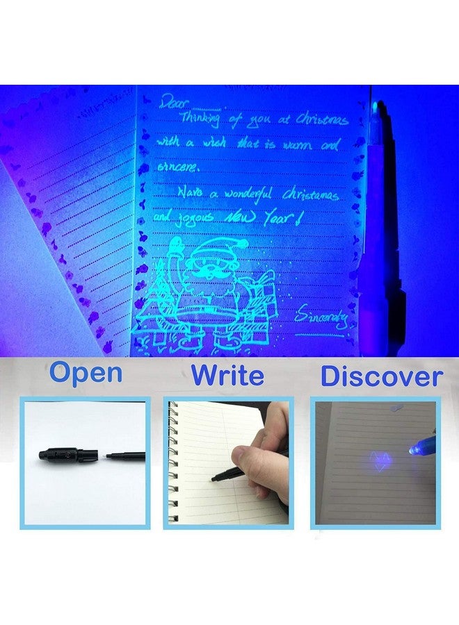 Gold Leaf GOLD LEAF Invisible Ink Magic Pen with UV Light | Set of 24 | Fun Magic Toy for Kids | Ideal as Birthday Return Gifts - Image 3