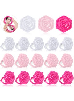 30 Pcs Compact Mirrors Bulk Pink Rose Flower Plastic Makeup Mirror Handheld Pocket Foldable Bridal Shower Wedding Party Favors For Bridesmaids Guest Women Girls Gifts Travel Supplies